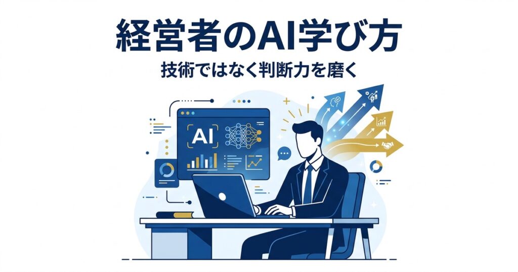 経営者のAI学び方 アイキャッチ