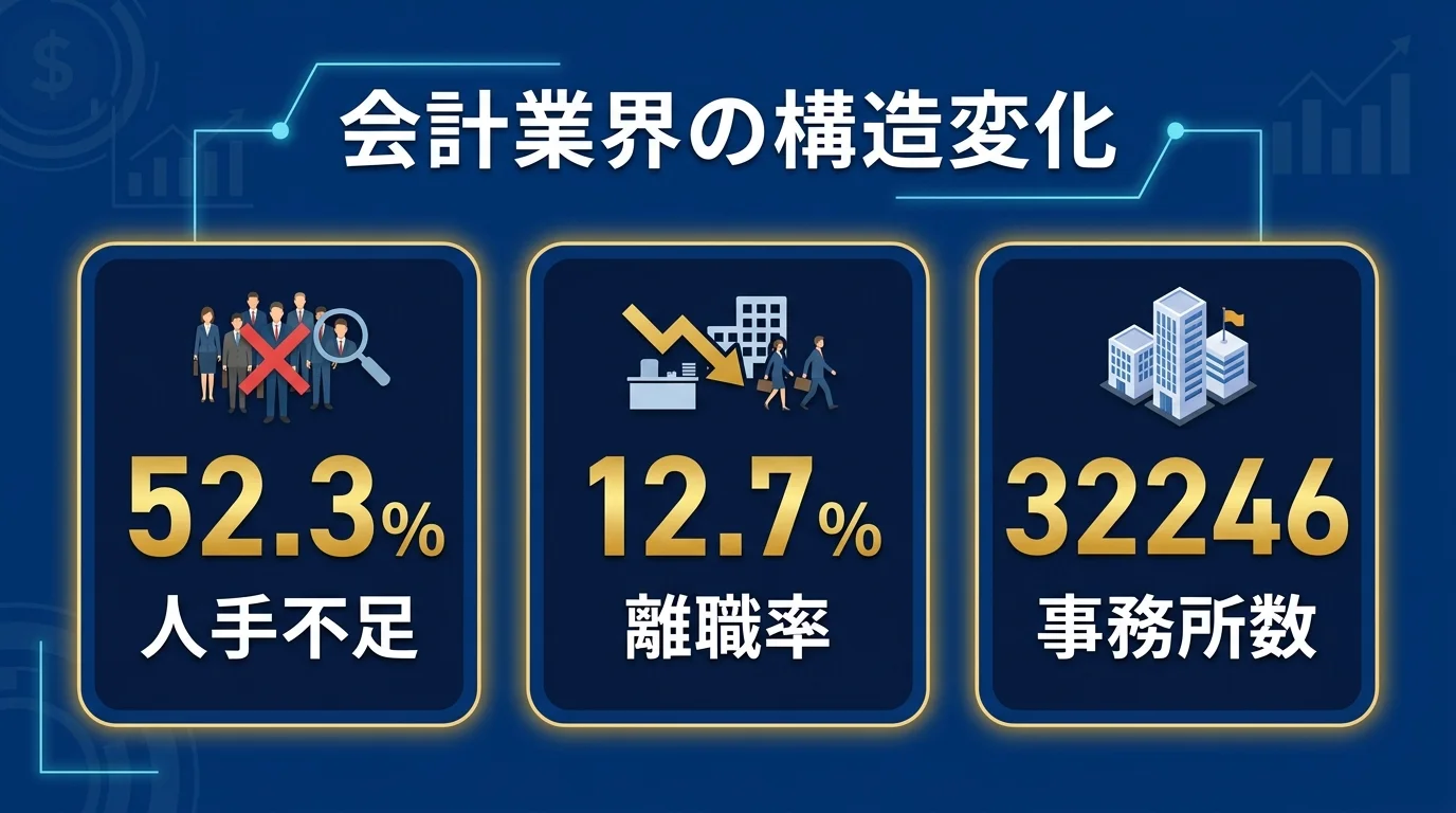 会計業界の構造変化データ