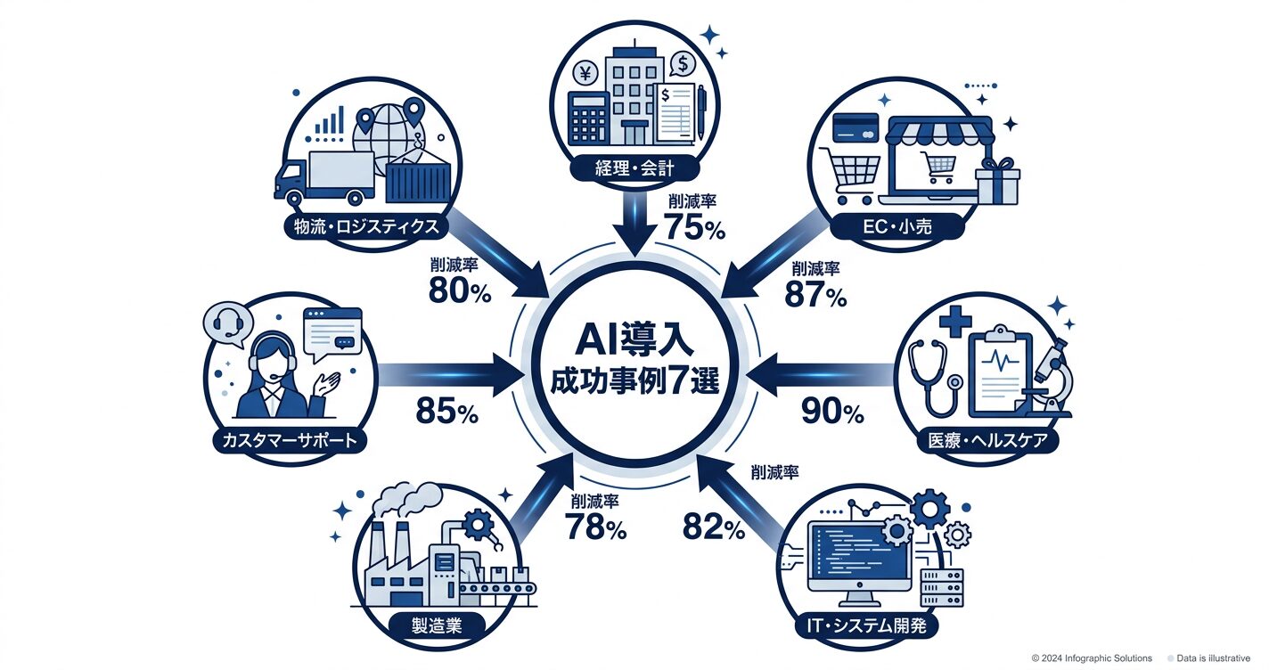 中小企業AI成功事例7選 アイキャッチ