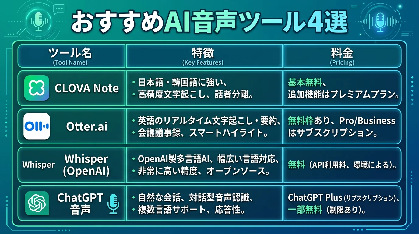 おすすめツール4選