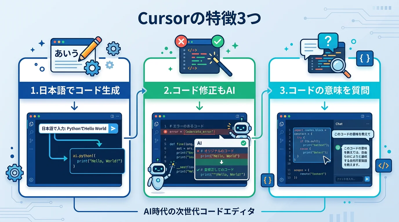 Cursorの基本と特徴