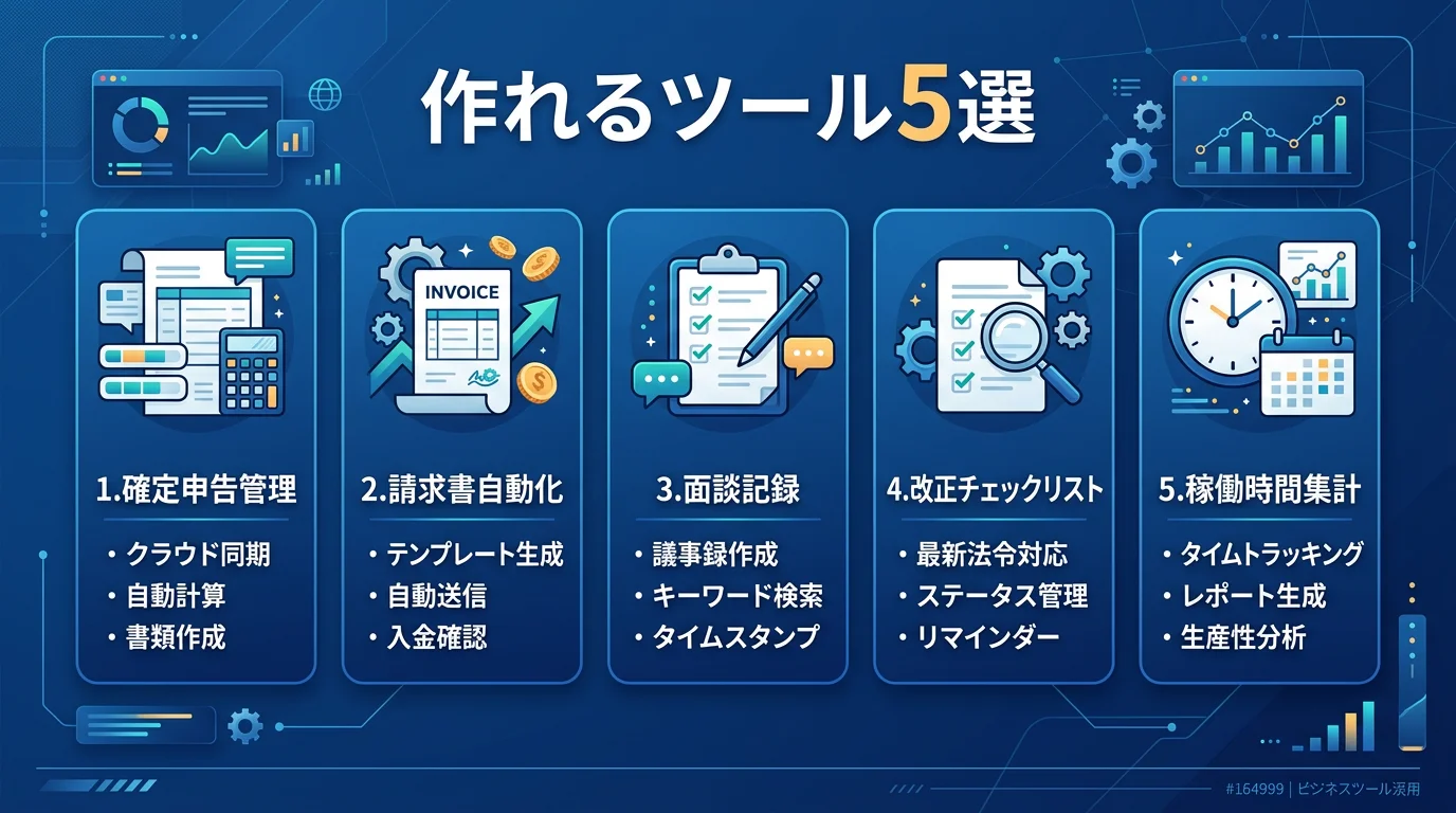 作れるツール5選