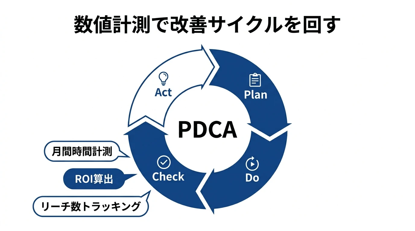数値計測で改善サイクルを回す